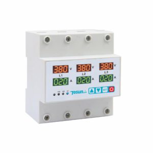 Voltmètre modulaire triphasé numérique