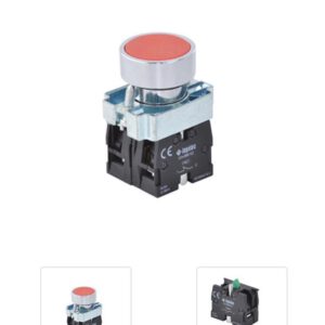 Bouton poussoir rouge Ingelec