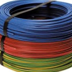 Fil électrique souple (bleu, rouge, vert-jaune)