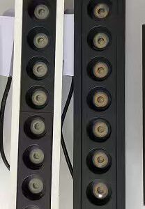 Spot LED linéaire encastrable 9 têtes
