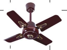 Ventilateur de plafond mini (marron)